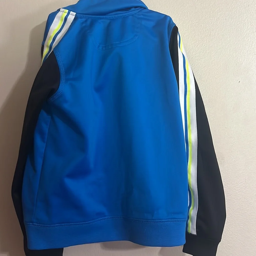 Converse jacket boys size 4t Preschool sweatshirt zipper blue black